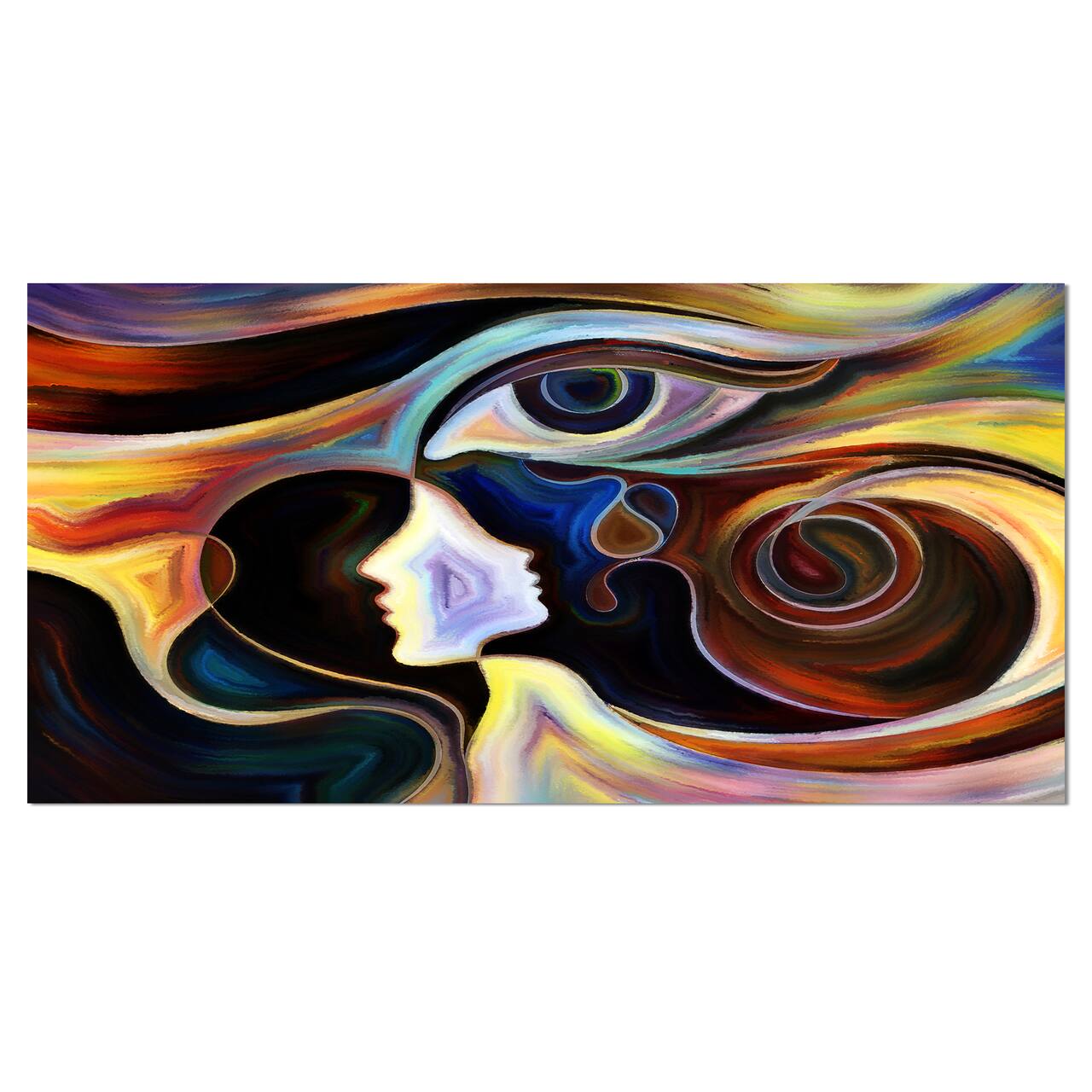 Designart - Colorful Intuition - Abstract Canvas Print